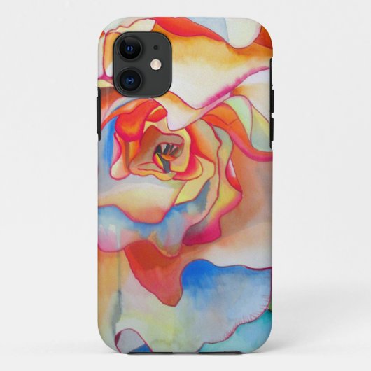 Fred martin begonia waterverf art Case-Mate iPhone case (Achterkant)