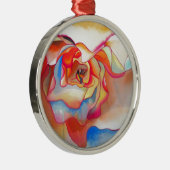 Fred martin begonia waterverf art metalen ornament (Rechts)