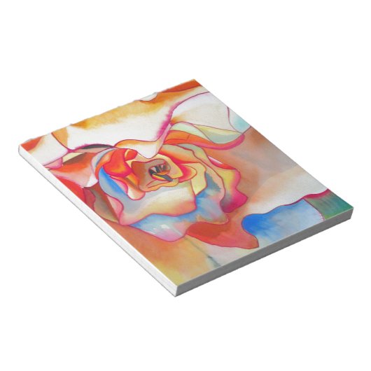 Fred martin begonia waterverf art notitieblok (Schuin)