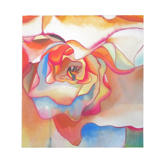 Fred martin begonia waterverf art notitieblok (Voorkant)