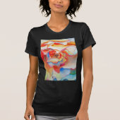 Fred martin begonia waterverf art t-shirt (Voorkant)
