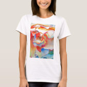 Fred martin begonia waterverf art t-shirt (Voorkant)