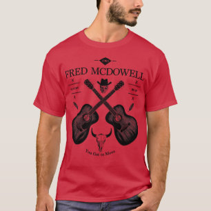 Fred McDowell akoestische gitaar Logo T-shirt