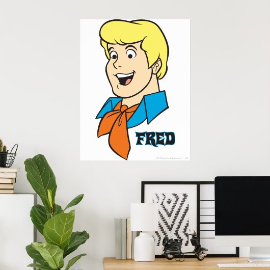 Fred Name Graphic Poster (Thuiskantoor)
