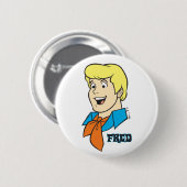 Fred Name Graphic Ronde Button 5,7 Cm (Voorkant /achterkant)