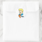 Fred Name Graphic Ronde Sticker (Tas)