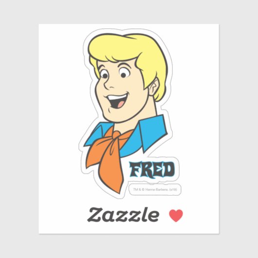 Fred Name Graphic Sticker (Vel)