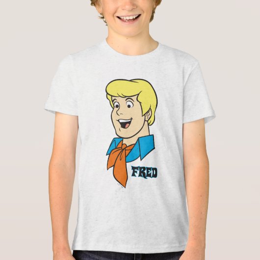 Fred Name Graphic Tri-Blend Shirt (Voorkant)