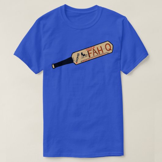 Fred OBannion Cricket Bat FAHQ T-shirt (Design voorkant)