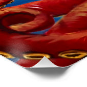 Fred Octopus & Sam Seahorse Steampunk print Perfect Poster (Hoek)