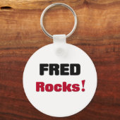 Fred Rocks Sleutelhanger (Voorkant)