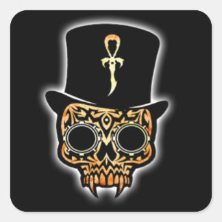 Fred Samedi Vierkante Sticker