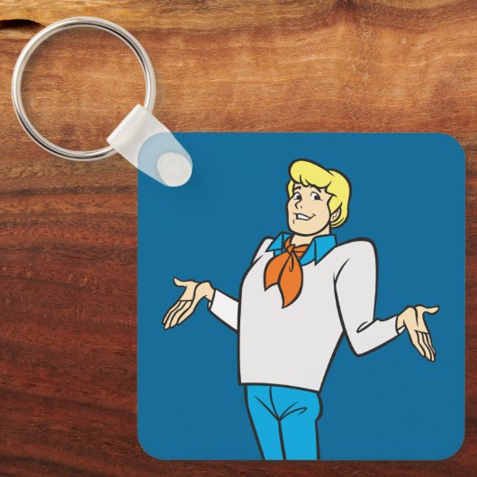 Fred Shrug Sleutelhanger (Voorkant)