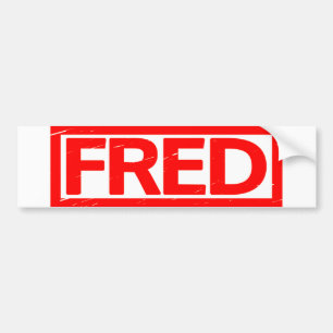 Fred Stamp Bumpersticker