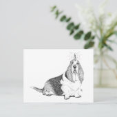 Fred the Bassetcorn Briefkaart (Staand voorkant)