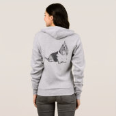 Fred the Bassetcorn Hoodie (Achterkant volledig)