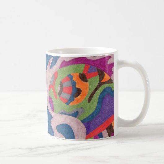 Fred the Cosmic Worm, Abstracte Art Mok (Rechts)