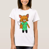 Fred the Fox- Nurse T-shirt (Voorkant)