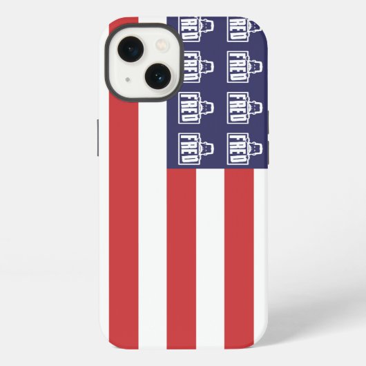 Fred Vlag iPhone Hoesje (Achterkant)