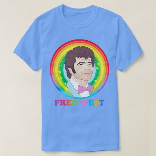 Fred West 90s Stijl Esthetisch Ontwerp T-shirt (Design voorkant)