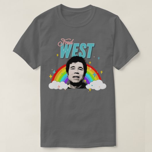 Fred West 90s Stijl Schattige Esthetisch Ontwerp T-shirt (Design voorkant)