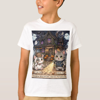 Freda en Junior Detective Katten Halloween Mysteri T-shirt