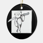 Freddie Beer Keramisch Ornament (Links)