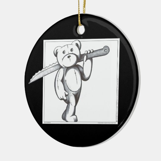 Freddie Beer Keramisch Ornament (Links)