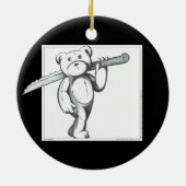 Freddie Beer Keramisch Ornament (Achterkant)