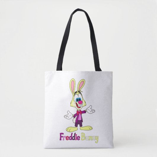 Freddie Bunny Boodschappentas Tote Bag (Voorkant)