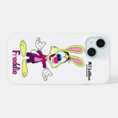 Freddie Bunny iPhone Hoesje 15 Case (Achterkant horizontaal)