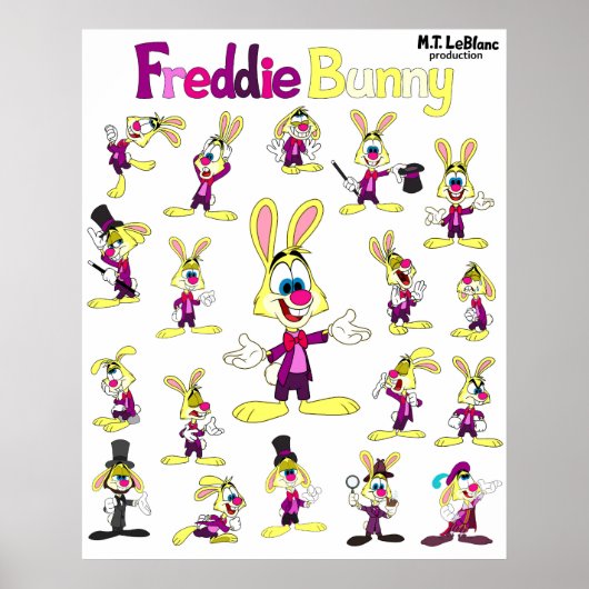 Freddie Bunny Poster (Voorkant)