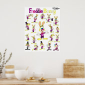 Freddie Bunny Poster (Keuken)