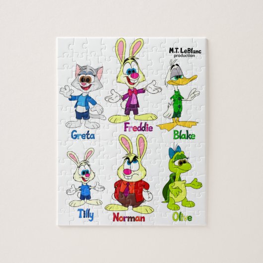 Freddie Bunny & Vrienden Legpuzzel (Verticaal)