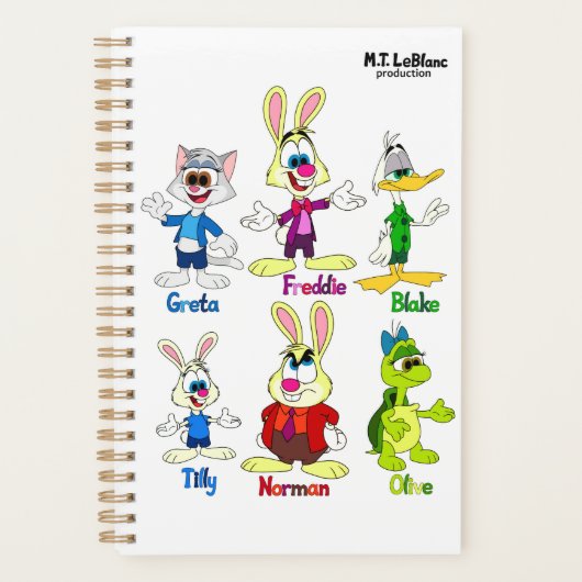 Freddie Bunny & Vrienden Planner (Voorkant)