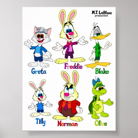 Freddie Bunny & Vrienden Poster (Voorkant)