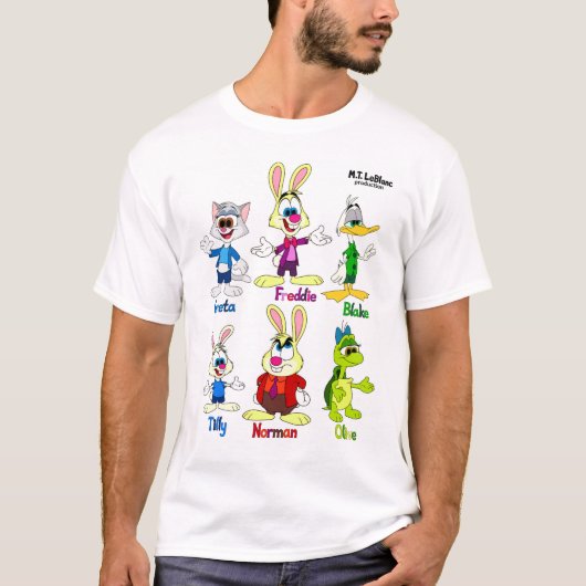 Freddie Bunny & Vrienden T-shirt (Voorkant)