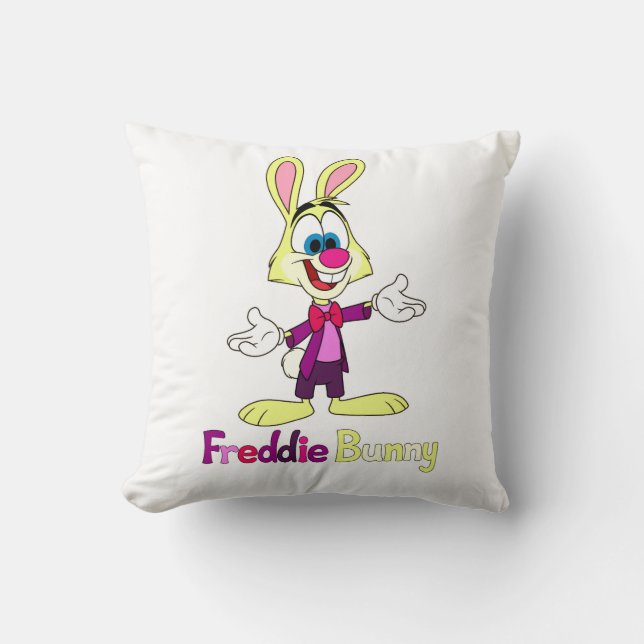 Freddie Bunny Worpkussen Kussen (Voorkant)