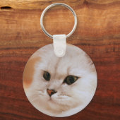 Freddie ~ Chinchilla Persians Sleutelhanger (Voorkant)
