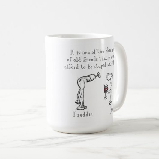 Freddie en Jim Koffiemok (Voorkant rechts)