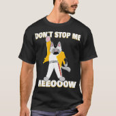 Freddie Mercury als een kat klassieker. T-shirt (Voorkant)