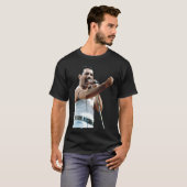 Freddie Mercury Of Rock Group Queen At Live Aid 19 T-shirt (Voorkant volledig)