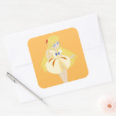 Freddo Venus Vierkante Sticker (Envelop)