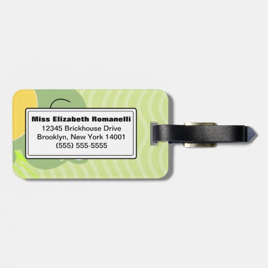 Freddy de Kikker Aanpasbare Bagage Label (Achterkant horizontaal)