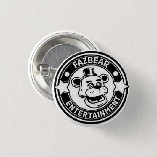 Freddy Fazbear Pin Ronde Button 3,2 Cm (Voorkant /achterkant)
