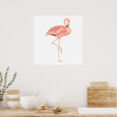 Freddy Flamingo Poster (Keuken)