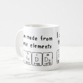 Freddy periodieke tabel naam mok (Voorkant links)