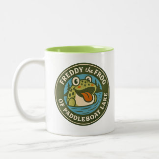 Freddy the Frog LVL Mug Tweekleurige Koffiemok