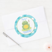 Freddy the Frog Round Favor Sticker (Envelop)