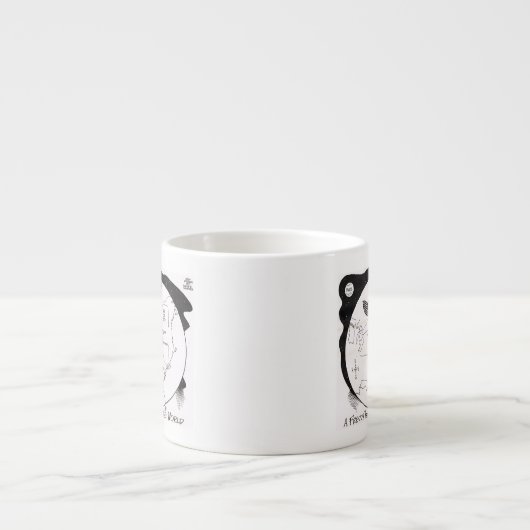 Freddy the Pig espresso mok (Voorkant)